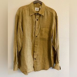 Vintage Gap Linen Button down Shirt